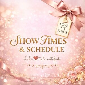 Live show schedule:
4-8-26 6:45 pm EST  woman’s XS To XL Spring wear.